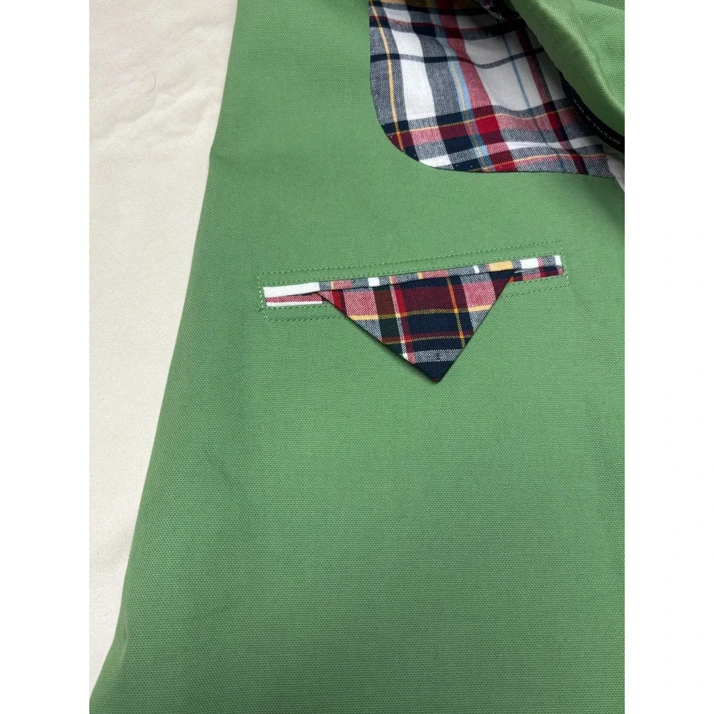 NWT Brooks Brothers 1818 Fitzgerald Green Cotton Sport Coat Blazer Mens 44L